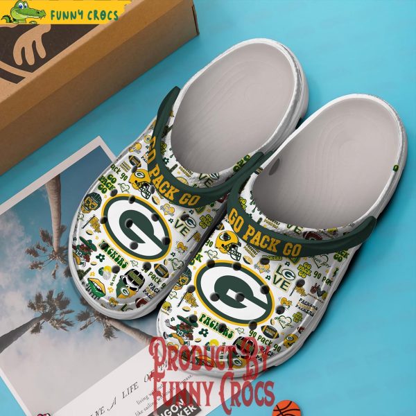 Green Bay Packers Go Pack Go NFL Crocs Shoes