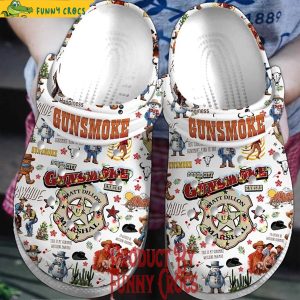 Gunsmoke Merry Christmas Crocs