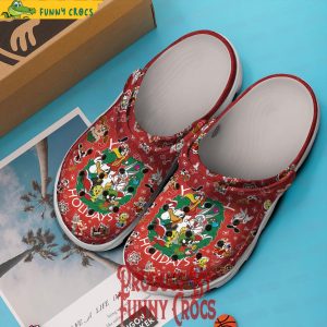 Happy Holiday Christmas Bugs Bunny Crocs 3