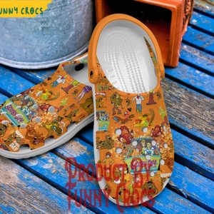 Happy Turkey Day Scooby Doo Crocs Shoes