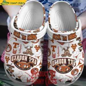 Hook Em Horns Texas Longhorns Crocs