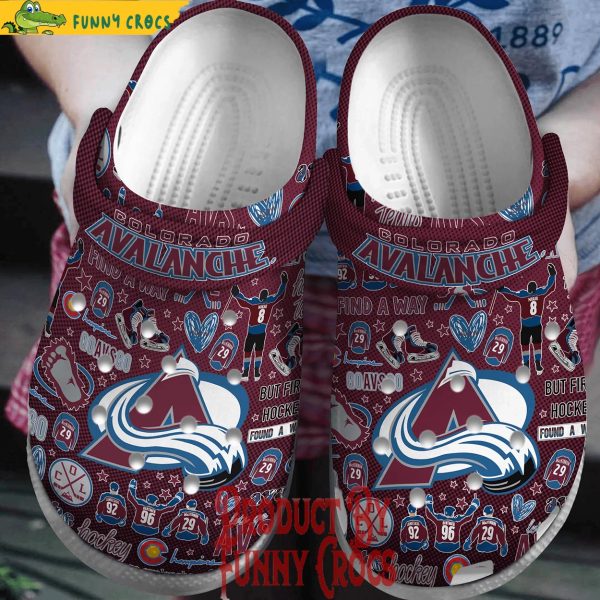 I Love Colorado Avalanche Crocs Shoes