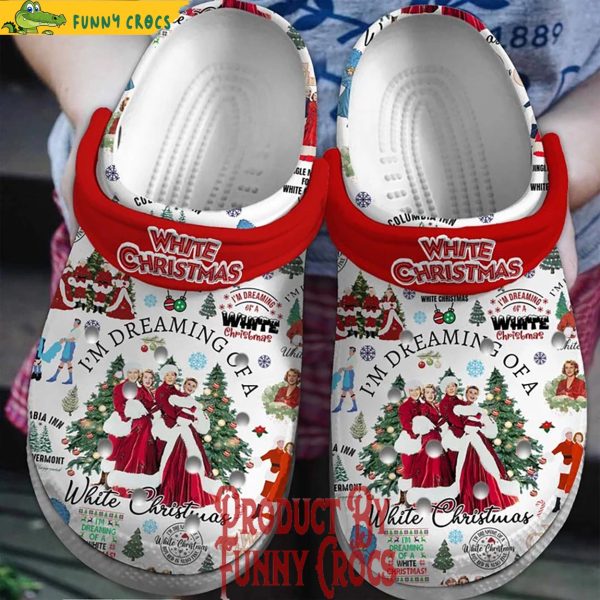 I’m Dreaming Of A White Christmas Crocs Shoes