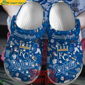 Kansas City Royals Crocs Clogs Shoes 1