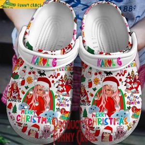 Karol G Merry Christmas Crocs Shoes 1