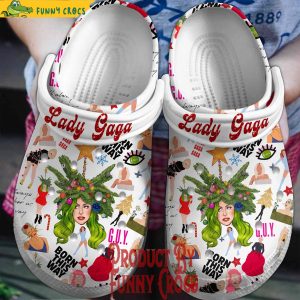 Lady Gaga Born This Way Christmas Crocs