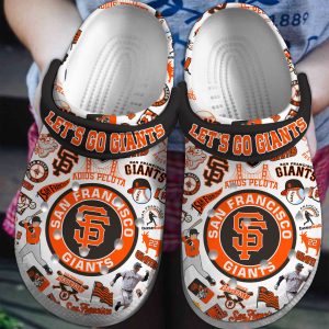 Lets Go Giants San Francisco Giants Crocs Shoes 1