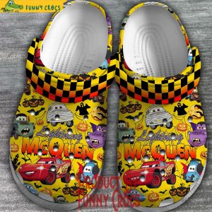 Lightning McQueen Halloween Yellow Crocs 2