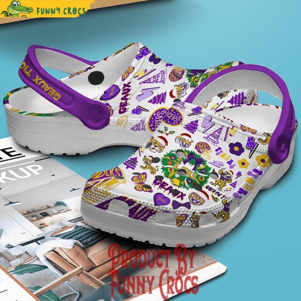Lsu Geaux Tigers Christmas Crocs