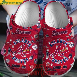 MLB Atlanta Braves Red Crocs