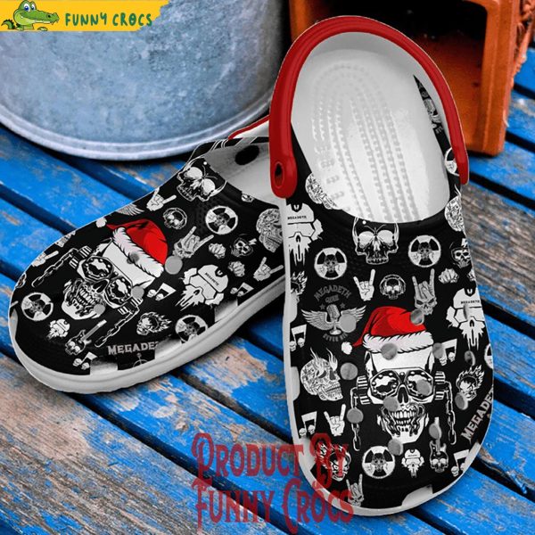 Megadeth The Skull Beneath The Skin Christmas Crocs