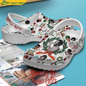 Merry Christmas Aretha Franklin Crocs Shoes 3