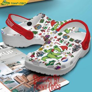 Merry Christmas Bear Green Grateful Dead Crocs Shoes