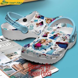 Merry Christmas Disney Anna Elsa Frozen Crocs 3