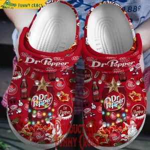 Merry Christmas Dr Pepper Crocs Shoes 1