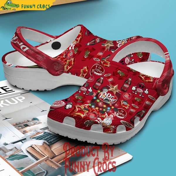 Merry Christmas Dr Pepper Crocs Shoes