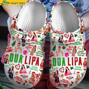 Merry Christmas Dua Lipa Crocs 1