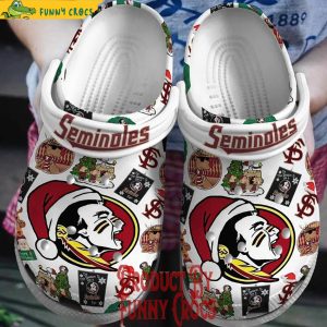 Merry Christmas Florida State Seminoles Crocs Shoes