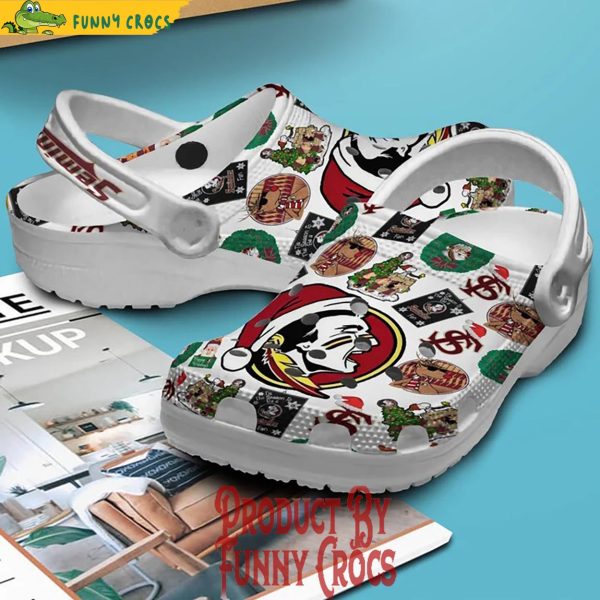 Merry Christmas Florida State Seminoles Crocs Shoes