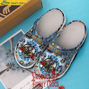 Merry Christmas Gun N Rose Crocs 3