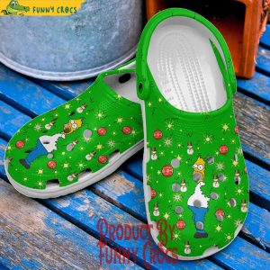 Merry Christmas Hohoho Homer Simpsons Crocs 2