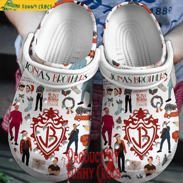 Merry Christmas Jonas Brothers Crocs Shoes