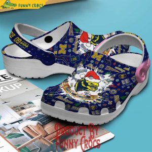 Merry Christmas Michigan Wolverines Go Blue Crocs 2