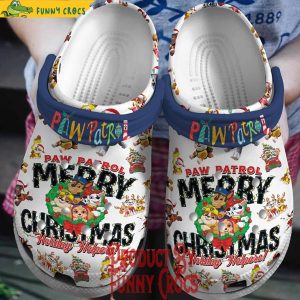 Merry Christmas Paw Patrol Crocs Shoes