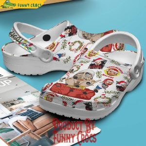 Merry Christmas Post Malone Crocs Clog Shoes 3