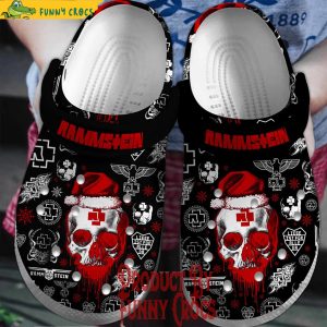 Merry Christmas Rammstein Skull Crocs 1