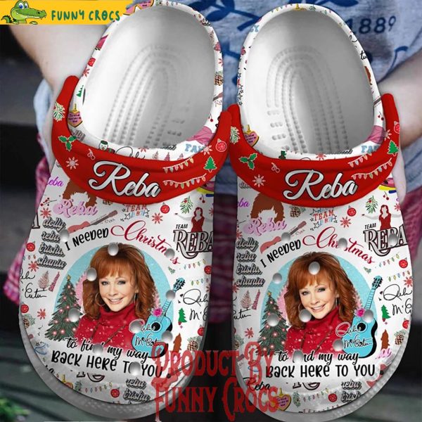 Merry Christmas Reba McEntire Crocs