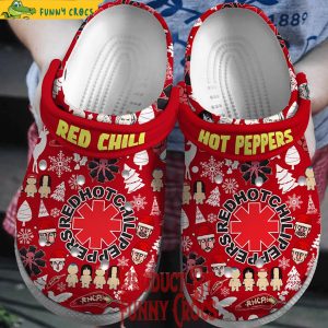 Merry Christmas Red Hot Chili Peppers Crocs Shoes 1