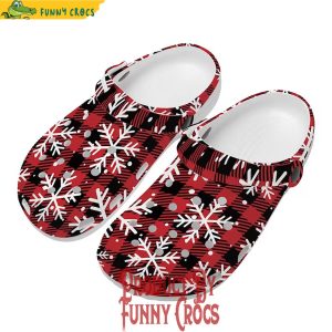 Merry Christmas Snowflake Crocs 2