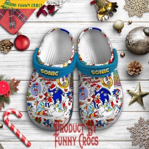 Merry Christmas Sonic Crocs 1