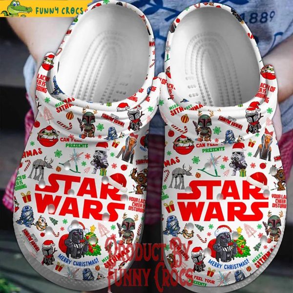 Merry Christmas Star Wars Crocs
