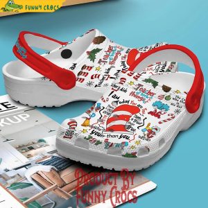 Merry Christmas The Cat In The Hat Dr Seuss Crocs Shoes 2