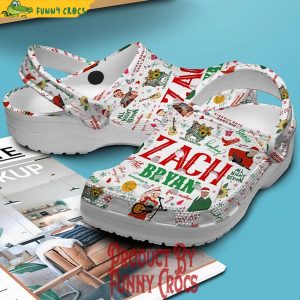 Merry Christmas Zach Bryan Crocs Shoes 3