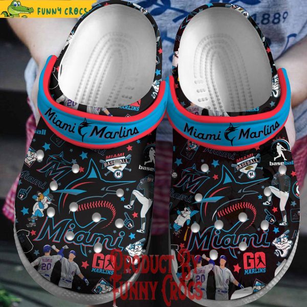 Miami Marlins Classic Crocs Shoes