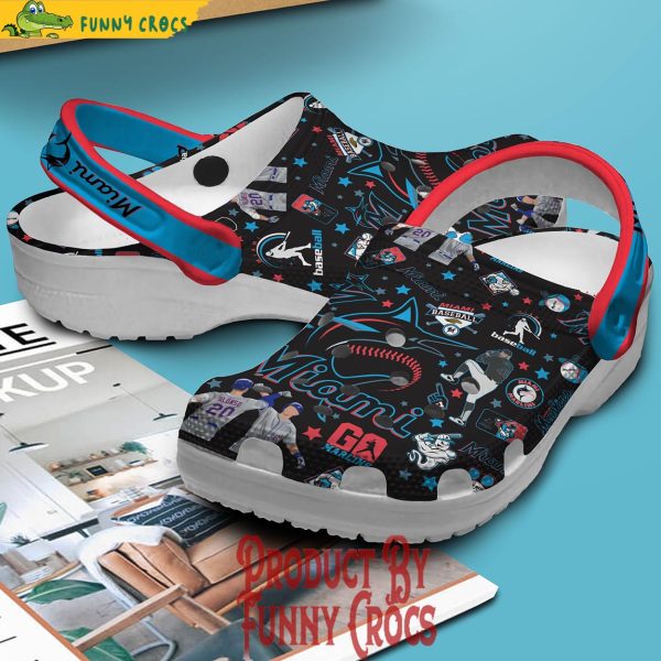 Miami Marlins Classic Crocs Shoes