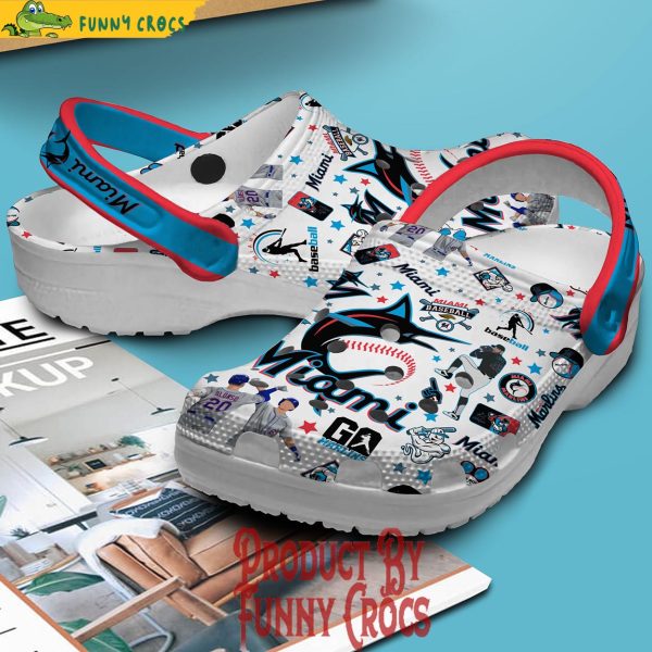 Miami Marlins MLB Crocs Shoes