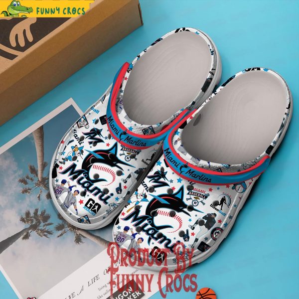 Miami Marlins MLB Crocs Shoes