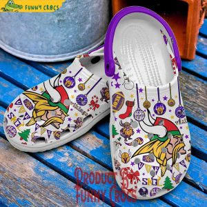 Minnesota Vikings Skol Vikings Christmas Crocs