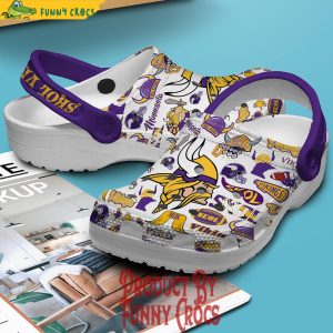 Minnesota Vikings Skol Vikings Crocs For Adults 3