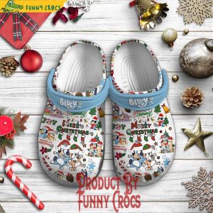 New Bluey Christmas Crocs