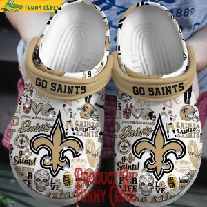 New Orleans Saints Go Saints Crocs 1