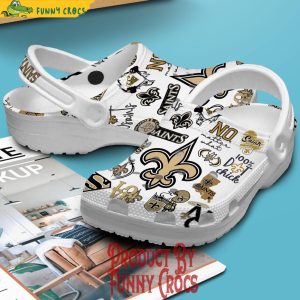 New Orleans Saints Pattern Crocs