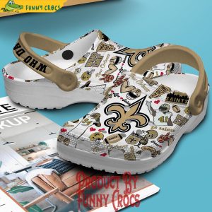 New Orleans Saints Who Dat Crocs Slippers 2