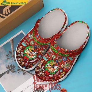 Personalized Happy Pawlidays Christmas Crocs 3