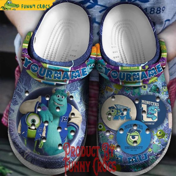 Personalized Monster University Crocs Clogs