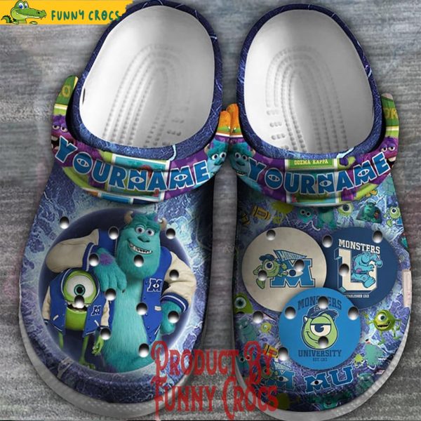 Personalized Monster University Crocs Clogs